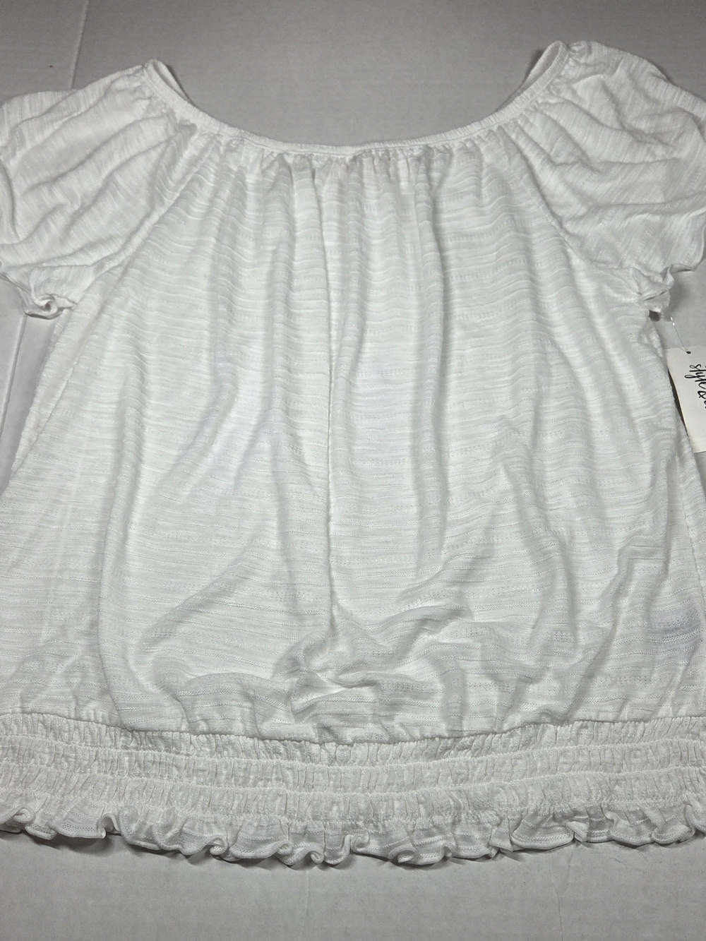 Style & Co White Knit Top - Size L